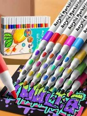 80pcs Acrylic Marker Pen Set Waterproof DIY Art Graffiti Painting Markers