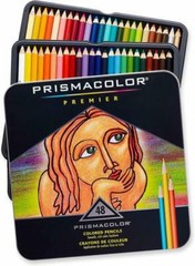 Prismacolor 3598T Premier Colored Pencils, Soft Core – 48 Pack