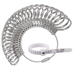 Jewelry Sizers Stainless Iron Ring Size 0-13 Finger Ring Sizing Measuring Too…