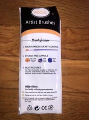 Aoric Paint Brushes premium watercolor acrylic or oil new artist 20 pack