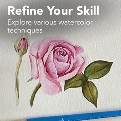 XL Series Watercolor Paper, Wirebound Pad, 7×10 inches, 30 Sheets (140lb/300g…