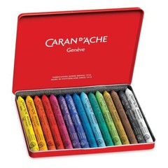 Caran d Ache Neocolor I 15 Water Resistant Wax Pastels Artist Set