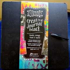 Up to 2 Ranger Reaveley Dylusions 9×8.5 CREATIVE JOURNAL, 48 black cardstock pp.