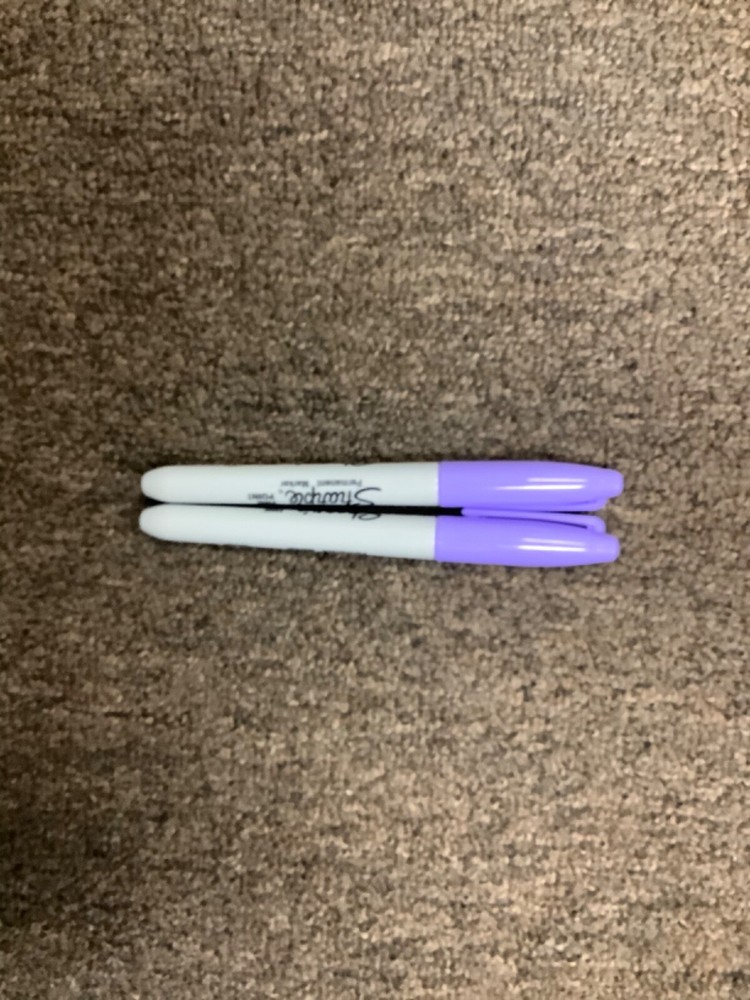 Sharpie Permanent Ink Marker Pen, Fine Point, Original Sharpie – Lilac 2/5/10