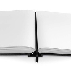 ARTEZA Hardcover Sketchbook, 8.5 x 11 in, 110 Sheets / 220 Pages, 68 lb / 100…