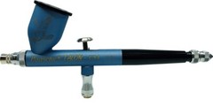 C-TG2-PBB Paasche Talon Polar Blue/Blk Cerakote Dbl Action Grvty Feed Airbrush