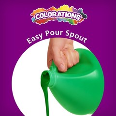 Colorations Paraben-Free Tempera Paint for Kids 128 Fl Oz (Pack of 1), Yellow