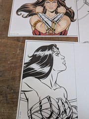 Spectrum Noir “Fan Art Like a Pro” Art Kit featuring Wonder Woman 1 Used Kit