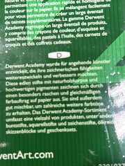 2 – Derwent Academy Color (2301937): Color Pencil tin of 12 (Assorted Colors)