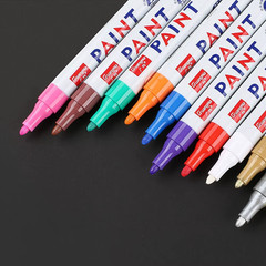 Car Paint Pen Waterproof Car Wheel Tire Oily Painting Mark Pen Auto Rubber Tyre