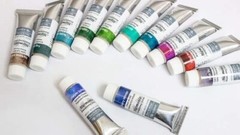 Kusakabe Harmonia Transparent Watercolor 10ml × 12color Set granulating art
