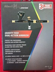BLACK WIDOW Gravity-Feed, Dual-Action Airbrush #59557 Read DESCRIPTION Fully