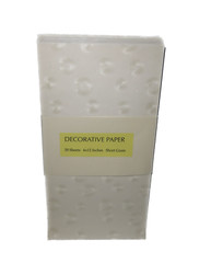 Decorative Short Grain Paper with Feathered Pattern Beautiful 6″ x 12″