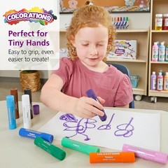 Colorations Tempera Paint Sticks 144 Pcs 12 Colors