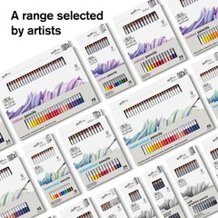 Artist Pencils Sketching Set 10 Graphite Charcoal Drawing Cedar Wood Tin