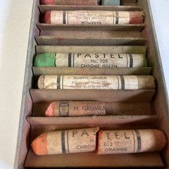 Vintage Devoe, Weber, Grumbacher Pastels. Fine Artists Pastels Assort. 12 *read*