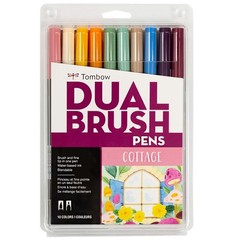 Tombow Dual Brush Pens 10/Pkg-Cottage