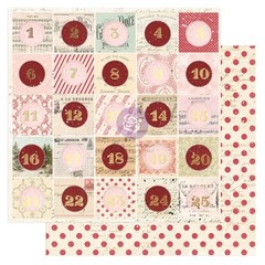Christmas Sparkle Set #1 | 12″ x 12″ Cardstock | 4 Sheets | Scrapbooking