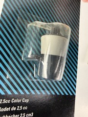 Testors Aztek 9308C 1cc & 9309C 2.5cc Feed Paint Cups