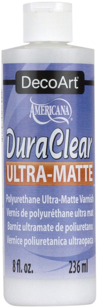 Ultra Matte Varnish 8 Fl Oz Non Toxic Durable Weatherproof Clear Finish
