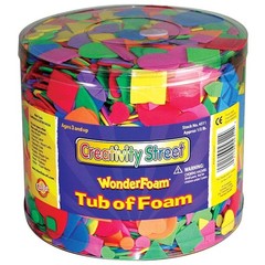 Wonderfoam Colors May Vary Shape Decorative Foam Shape, Colors and Size Varies,