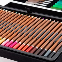 NEW 145pc Artist Aluminum Art Case Coloring Pencils Painting Set Childrens/Adult