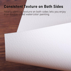 Watercolor Sketchbook A5 (8.3″ X 5.8″), 24 Sheets 100% Cotton Cold Press 300GSM