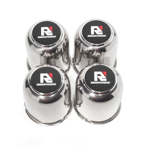 4 PCS 3.27 in Stainless Steel Trailer 3.27″ Center Hole, 3.41″ Height Chrome