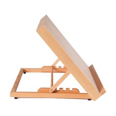 Adjustable Beech Wood Tabletop Easel Painting Board Stand Foldable Portable