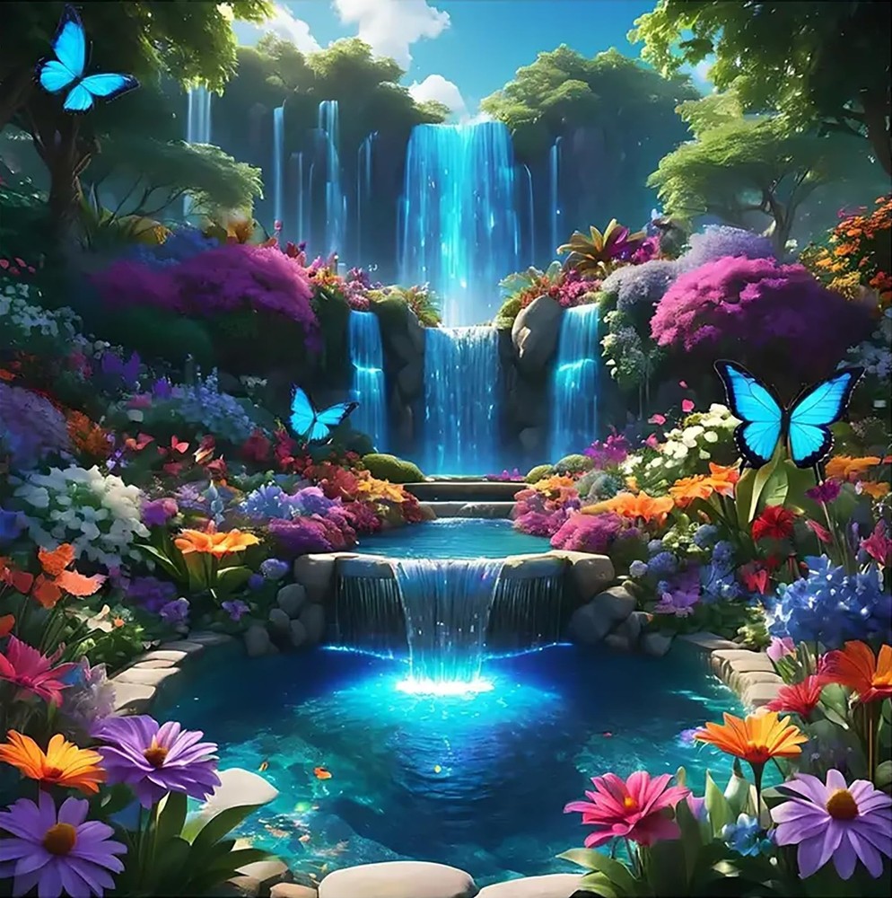 Landscape Scenery Diamond Art Kits for Adults 13.7X13.7 inches, JK542-A