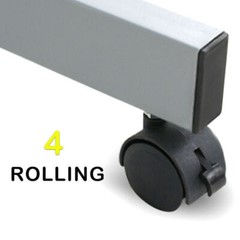 Adjustable Rolling Drawing Drafting Table Tempered Work Station Glass Art Craft