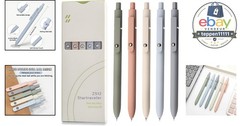 Gel Pens 0.5mm Black Ink Fine Point Smooth Writing 5 Pcs