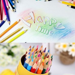 36 Colors Wooden Painting Colored Drawing Pencils Assorted Set for kids