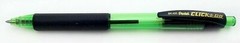 NEW Pentel Click-N-Go Ballpoint Pen GREEN Ink & Barrel BULK 144-pcs BK450-DBR
