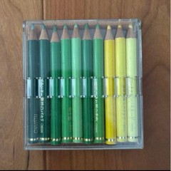 FELISSIMO Watercolor Pencil Set 210 Pieces 9cm Length Used Art Supplies