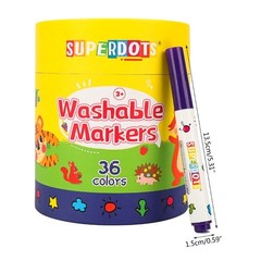 Poratable Watercolor Pen 12/24/36 Color Washable Markers for Kid Adult Drawing