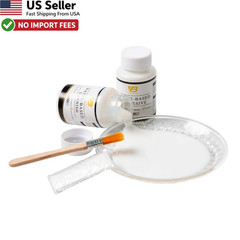 Gold Leaf Glue Gilding Adhesive Kit Water Based Varnish Resin Art Craft Brushes