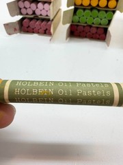 Vintage Holbein Oil Pastels Artist Set Mixed Colors NOS Japan 2.96 Lbs