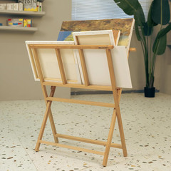 Folding Art Print Rack Beechwood Art Storage Rack Artist Storage and DisplayRack