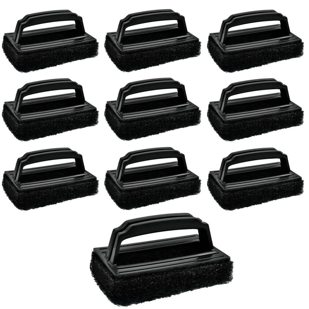 Akamino 10 Pcs Screen Printing Scrub Pad,Screen Print Ink Cleaner Black