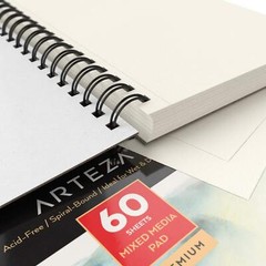 Arteza Mixed Media Pad | 5.5 x 8.5 | 60 Sheets