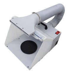 Desktop Portable Airbrush Paint Spray Booth Kit 110V/60HZ Exhaust Cabinet 4M/S