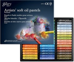 Vibrant 48-Color Soft Oil Pastels for Adults – Blendable, Ready for Art Creation