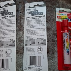 Elmers Painter Color Cutters – Red, Black, Yellow, Blue 2000s Art Supplies NOS