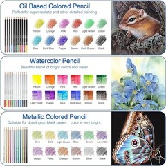 H & B 80 PCS Pro Drawing & Art 1 Count (Pack of 80), Black | 80