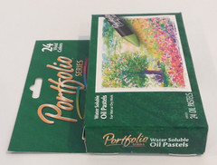 Crayola Portfolio Series Water Soluble Wet or Dry Oil Pastels 24 Color Set