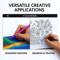 A3 LED Light Pad for Diamond Art, Sketching, Painting – Adjustable Brightness, S