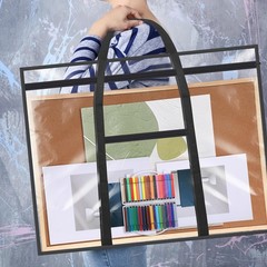 Huhumy Large Art Portfolio Case 48″ x 36″ Poster 48 x 36 inches, Black