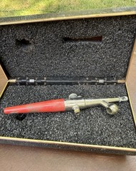 Vintage Paasche Airbrush Set w/ Case, Multiple Heads, Parts & Accessories