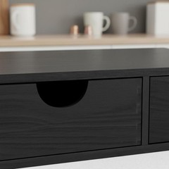 Wooden Coffee Capsule Box Desktop Organization Double Drawer Capsule Holder